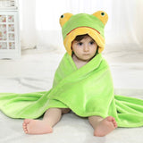 Cute Animal Cartoon Baby Infant Wrap Parisarc Soft Flannel Blanket Quilt Bathrobe