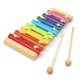 Kids Toys 8 Notes Musical Xylophone Piano Wooden Instrument For Children