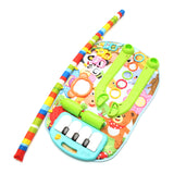 Foot Play Piano Musical Lullaby Baby Activity Playmat Gym Toy Soft Baby Play Mat