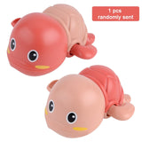 Single Sale Cute Cartoon Animal Tortoise Classic Baby Water Toy Infant Swim Turtle Wound-up Chain Clockwork Kids Beach Bath Toys