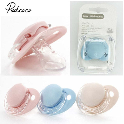 2018 Pacifier Newborn Kids Baby Boys Girl Dummy Nipples Food-grade Silicone Pacifier Orthodontic Soother 0-36Months