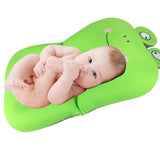 Baby Shower Portable Air Cushion Bed Babies Infant Baby Bath Pad Non-Slip Bathtub Mat NewBorn Safety Security Bath Seat Support 