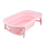 3 Colors Portable Folding Baby Bath Tub Large Size Anti-Slip Bottom Non-Toxic Material Children Bathtub Bucket for Baby Bathing
