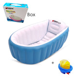 Portable bathtub inflatable bath tub Child tub Cushion Warm winner keep warm folding Portable bathtub With Air Pump Free Gift