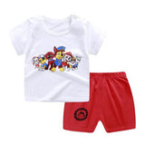 Baby Boy Summer Mickey Clothes Infant Newborn Boy Clothing Set Sports Tshirt+ Shorts Suits