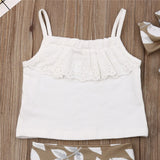 3PCS Summer Clothing Set Pudcoco Brand  newborn baby girl clothes  roupa de bebe menino baby outfit