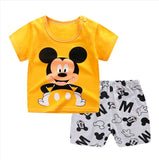 Baby Clothing Sets 0-24M summer Baby Boys Clothes Infant cotton boys Tops T-shirt+Pants Outfits kids clothes Set