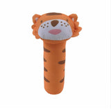 Baby Rattle Mobiles Cute Baby Toys Different Cartoon Animal BB Stick Hand Bell Rattle Soft Toddler Plush Toys for 0-12 Months