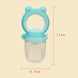 1Pcs Baby pacifier Fresh Food Nibbler Kids Fruit Feeder Nipples Feeding Safe Baby Supplies Nipple Teat Pacifier holder Bottles