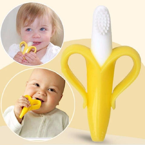 Safe Baby Teether Toys Baby Cute Crib Rattle Bendable Activity Training ToothBrush Toy Cheapest High Quality And Environmentally