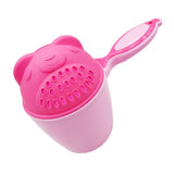 Cute Cartoon Baby Bath Caps Toddle Shampoo Cup Children Bathing Bailer Baby Shower Spoons Child Washing Hair Cup Kids Bath Tool