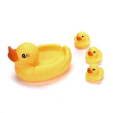 / Bath Toys Mummy & Baby Yellow Floating Rubber Race Cute Ducks Family Duck Swimming For Baby Bathing Free Shipping Customized