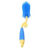 Baby Bottle Brush 360 Rotation Bottlebrush Silicon Baby Milk Feeding Bottle Brush Nipple Cleaning Cup Scrubber Washing Brushes