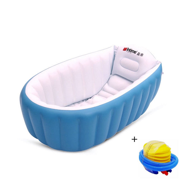 Portable bathtub inflatable bath tub Child tub Cushion Warm winner keep warm folding Portable bathtub With Air Pump Free Gift