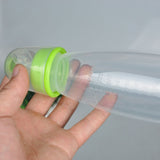 Useful Safety Silicone Baby Bottle With Spoon Food Supplement  Rice Paste Feeding Bottles  Convenient and practical 240ML