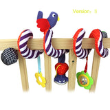 Soft Infant Crib Bed Stroller Toy Spiral Baby Toys For Newborns Car Seat Educational Rattle Baby Towel Education Toys