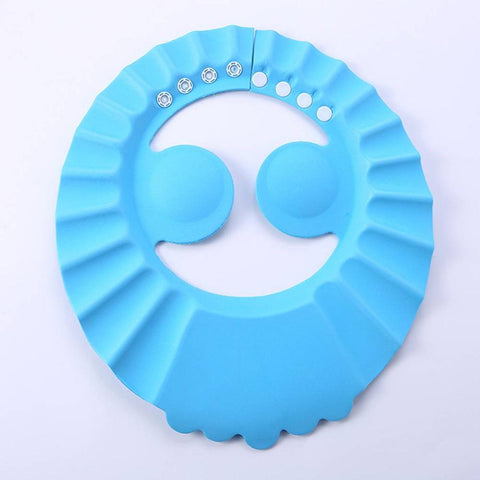 Baby Safe Baby Shower Cap Kids Bath Hat Adjustable Baby Shower Cap Protect Eyes Hair Wash Shield for Children Waterproof Cap