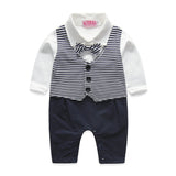 Voguish Boutiqu newborn clothing set bebes baby boy clothes baby rompers+ coat with tie