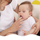 Cute Baby Finger Toothbrush With Box Children Teeth Clear Massage Soft Silicone Infant Rubber Cleaning Brush Massager Set boy