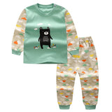 New 2019 Baby Boy Clothes Cotton Baby Girl Clothing Sets Cartoon Long-sleeved T-shirt+Pants Infant Clothes 2pcs Suit