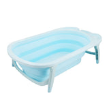 3 Colors Portable Folding Baby Bath Tub Large Size Anti-Slip Bottom Non-Toxic Material Children Bathtub Bucket for Baby Bathing