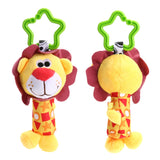 Baby Handbell Newborn Boys Girls Infant Soft Cute Animal Doll Handbells Developmental Baby Bells Toys  