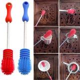 Creative Bottle Brush Unique design For Baby Bottles Scrubbing Silicone Cleaning Tool Kitchen Cleaner For Washing Cleaning Brand