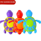 Single Sale Cute Cartoon Animal Tortoise Classic Baby Water Toy Infant Swim Turtle Wound-up Chain Clockwork Kids Beach Bath Toys