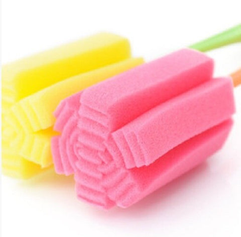 1PCS Bottle Sponge Brushes Cup Glass Milk Bottles Brush Washing Cleaning Cleaner Kitchen Tools baby Accessories Hot Sale