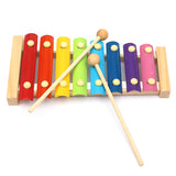 Kids Toys 8 Notes Musical Xylophone Piano Wooden Instrument For Children