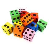 12Pcs Large Jumbo Colorful Foam Dice Kids Baby Educational Play Toy Puzzle Game