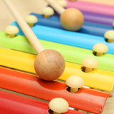 Kids Toys 8 Notes Musical Xylophone Piano Wooden Instrument For Children